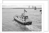 The Trinity House 'Vagabond' leaving Harwich Pier, 1986 by unknown
