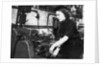 A Wren using a turning machine in the Second World War by Unknown