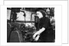 A Wren using a turning machine in the Second World War by Unknown