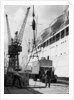Loading the 'Corfu' at the King George V Dock by unknown