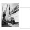 Loading the 'Corfu' at the King George V Dock by unknown