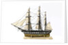 Frigate, port broadside by unknown