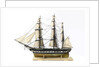 Frigate, port broadside by unknown