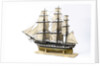 Frigate, port stern quarter by unknown
