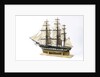 Frigate, port stern quarter by unknown