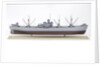 'A J Cassatt', starboard broadside by John R. Haynes