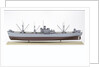 'A J Cassatt', port broadside by John R. Haynes
