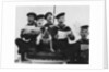 Warspite' boys singing, accompanied by the vessel's mascot by unknown