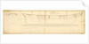 Lines & Profile plan for 'Garland' (1800) by Unknown