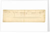 Lines & Profile plan for 'Garland' (1800) by Unknown