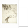 Plan of the harbour, fort, town and environs of Fort Royal in Martinique by William Booth