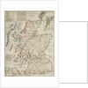 A commercial map of Scotland with the roads, stages and distances by J. Knox