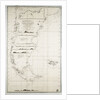 Map of Chile, Patagonia, Tierra del Fuego and the Falkland Islands by Juan de Langara