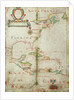Chart of the western Atlantic, 1678 by Joel Gascoyne