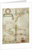 Chart of the western Atlantic, 1678 by Joel Gascoyne
