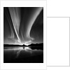 Black and White Aurora by Kolbein Svensson