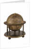 Terrestrial table globe by unknown
