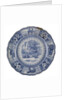 Dinner plate of the 'Arctic Scenery' pattern by unknown