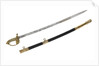 Solid half-basket hilted sword, which belonged to Vice-Admiral McClure (1807-1873) by Gillott & Hasell