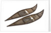 Pair of snow shoes by unknown