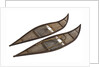 Pair of snow shoes by unknown
