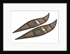 Pair of snow shoes by unknown