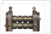 Metal bar rolling and branding machine by unknown