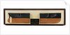 Bow and stern of 19th century warship by unknown