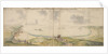 The Prospect of the Towne of St Hillary and Castles Taken from the Land by Bernhard de Gomme