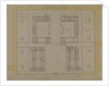 Thomas Ripley's plan of Queen Mary Block, Greenwich Hospital by Thomas Ripley