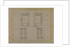 Thomas Ripley's plan of Queen Mary Block, Greenwich Hospital by Thomas Ripley