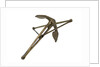 Frame stock anchor - shank hollowed out 1829 by unknown