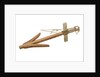 Anchor model - wooden killick - Greek/Roman by unknown