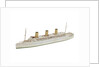 Waterline model; Rigged model; Miniature model by Bassett-Lowke Ltd