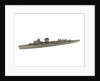Waterline model; Miniature model by unknown
