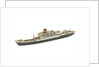 Waterline model; Miniature model by Wikino