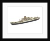 Waterline model; Miniature model by Wikino