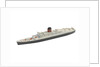 Waterline model; Miniature model by Tri-ang