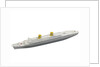 Waterline model; Miniature model by Tri-ang
