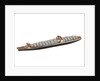 Waterline model; Miniature model by Reginald Carpenter