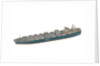 Waterline model; Miniature model by Reginald Carpenter