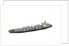 Waterline model; Miniature model by Reginald Carpenter