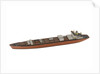 Waterline model; Miniature model by Reginald Carpenter