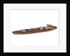 Waterline model; Miniature model by Reginald Carpenter