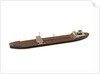 Waterline model; Miniature model by Reginald Carpenter