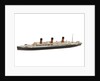 Waterline model; Miniature model by Reginald Carpenter