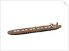 Waterline model; Miniature model by Reginald Carpenter