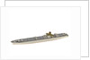 Waterline model; Miniature model by Reginald Carpenter