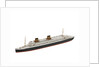 Waterline model; Miniature model by Bassett-Lowke Ltd