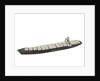 Waterline model; Miniature model by Reginald Carpenter